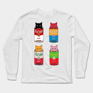 Cats pop art Long Sleeve T-Shirt